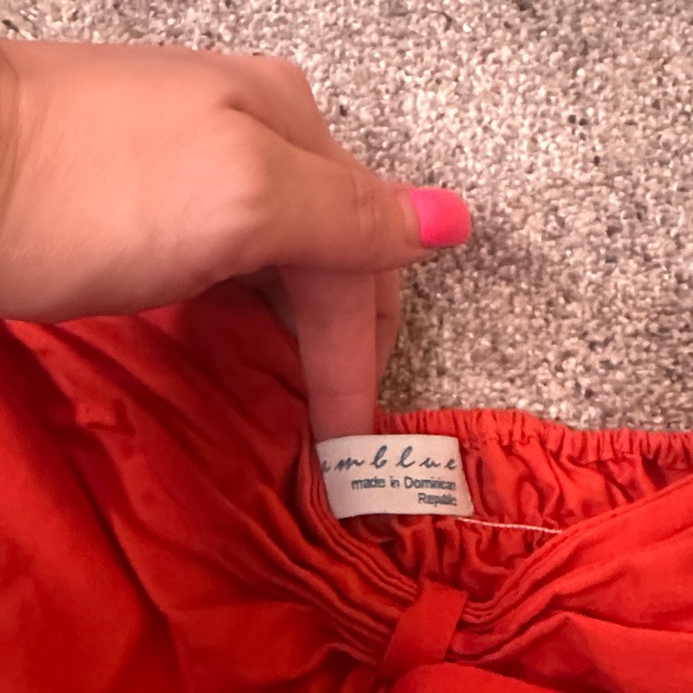 Chic Strapless Red Ruffle Dress - Picture 2 of 4